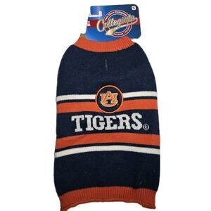 Pets First NCAA Auburn University Tigers Sweater Dogs Warm Cozy Sweater SMALL